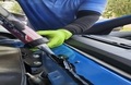 Laying Urethane on Blue Pinchweld